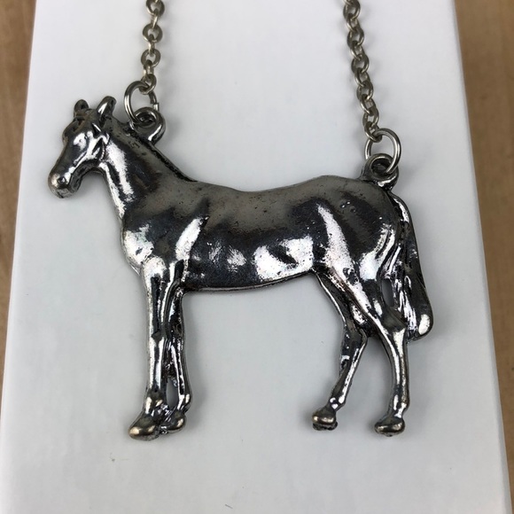 Unique Horse necklace, 30” - Picture 1 of 9